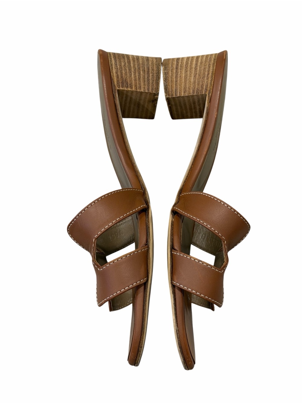 Authentic Hermès Oasis Sandal Heels – Size 38.5 - Picture 7 of 15